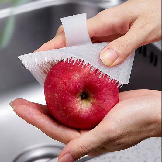 Silicone Fruit & Vegetable Cleaning Brush – Pack of 4