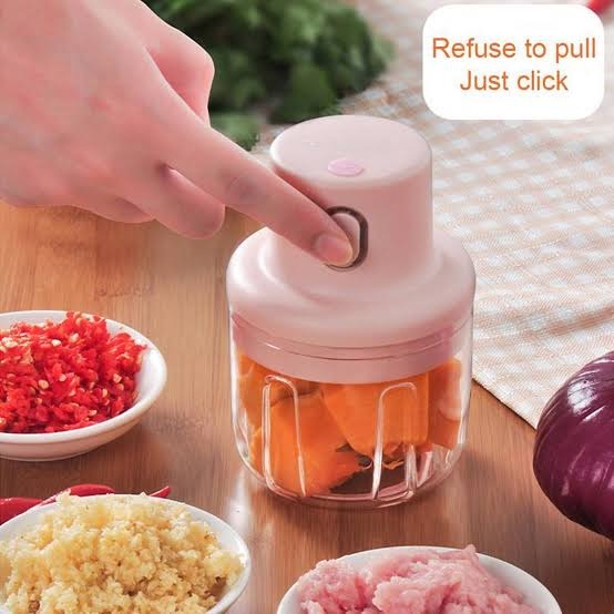Mini USB Rechargeable Food Chopper 250ml