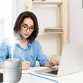 USB Air Humidifier & Aroma Diffuser with LED Light