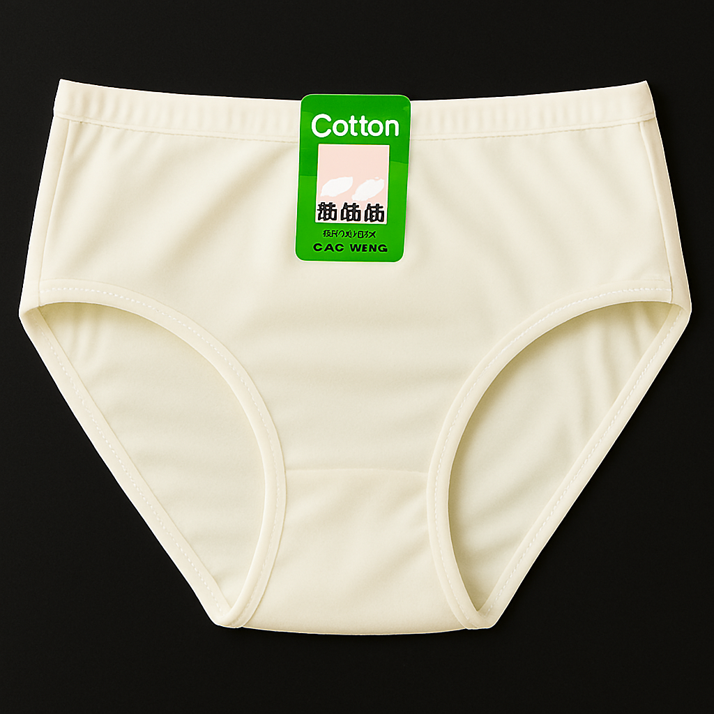 Jersey Plain Panties for Women – Soft, Comfortable &amp; Lightweight Everyday Underwear, Available in Sizes S, M, L (Beige) - Small