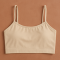 Teenagers’ Malai Non-Padded Bra – Soft, Lightweight &amp; Comfortable Everyday Wear Lingerie, Plain Design in Beige, Sizes 28, 30, 32 - 28