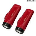 Pack of 2 Rechargeable USB Flashlights