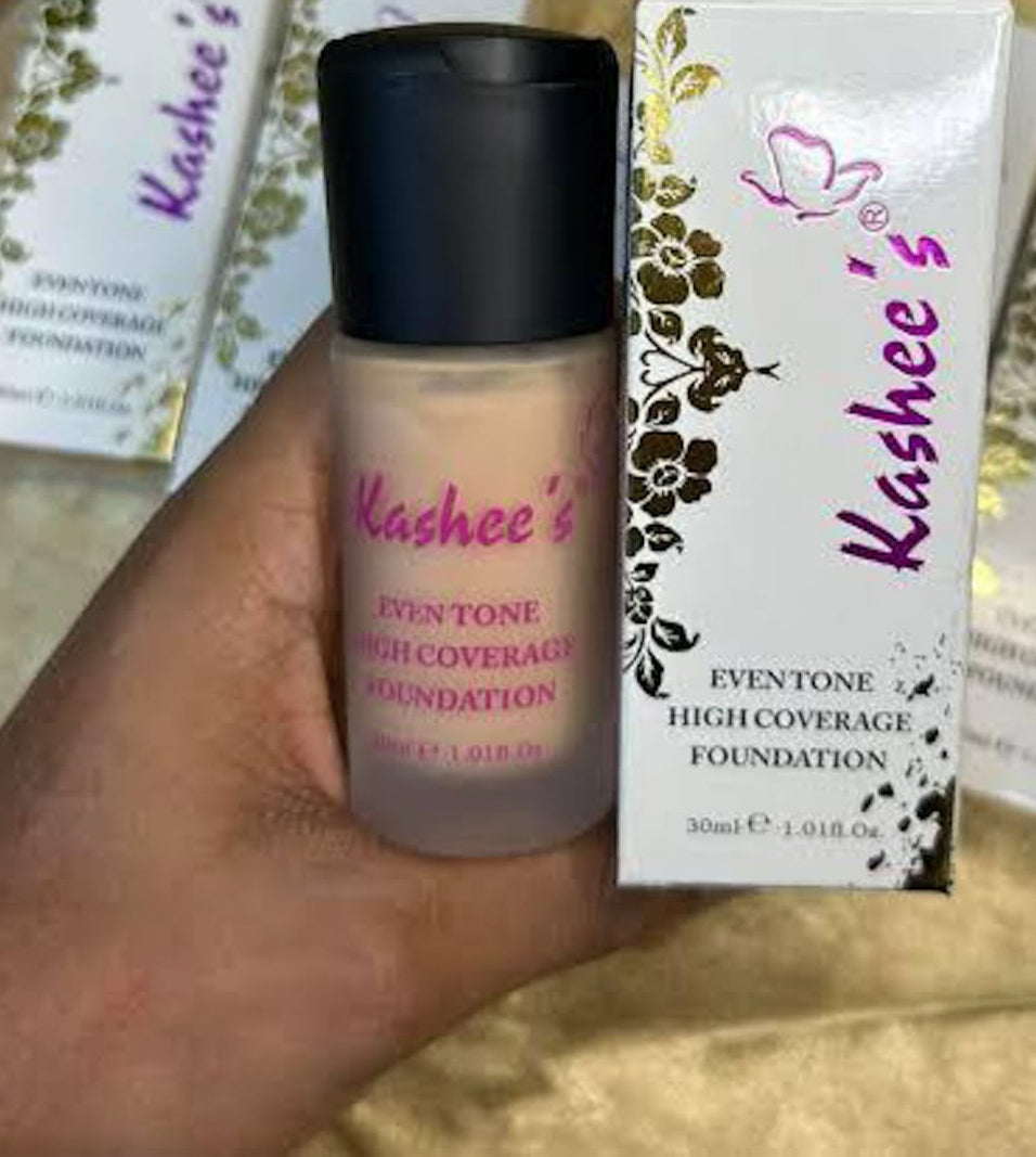 Kashees EvenTone24 Hours Full Coverage Foundation Acne Coverage for All Skin Types - Ivory