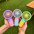 Portable Rechargeable Mini Fan with Desktop Stand