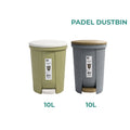 Royal Oval Garbage Pedal Bin With Inner Bucket 10 Liter Green