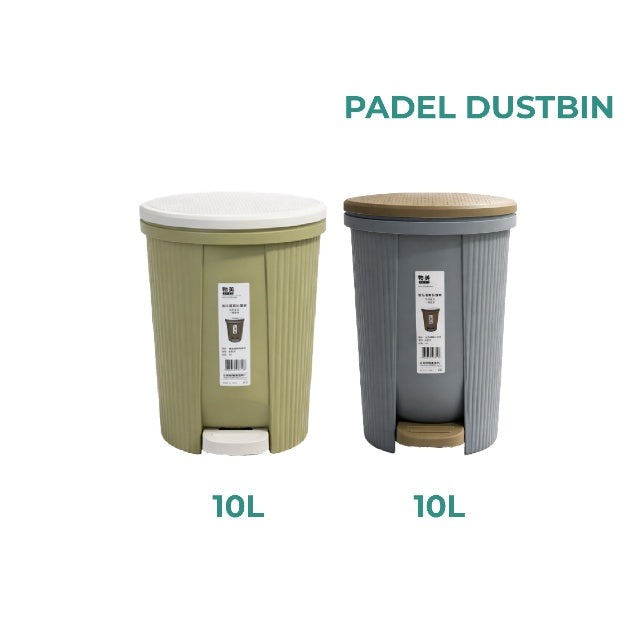 Royal Oval Garbage Pedal Bin With Inner Bucket 10 Liter Green